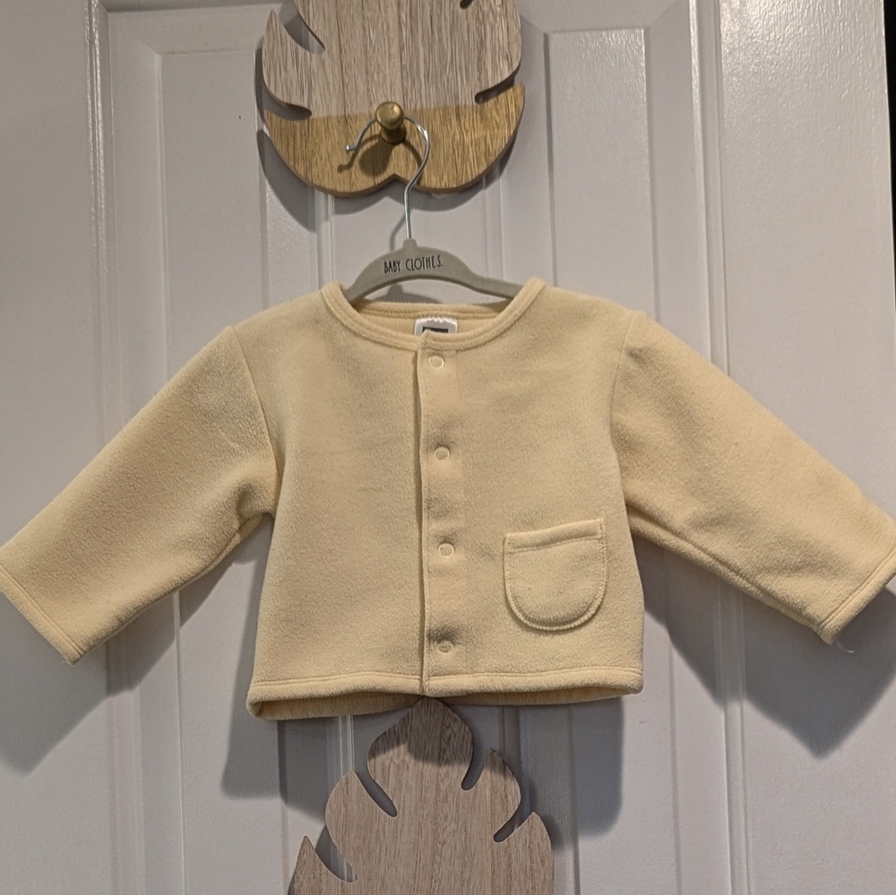 Baby Gap - Yellow Fleece Jacket - Newborn